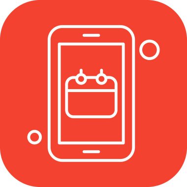 Vektör Takvim Simgesi, illüstrasyon  