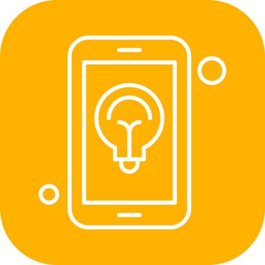 Ampul Simgesi, Vektör illüstrasyonu