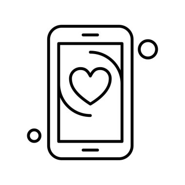 Vektör Kalp Ağı simgesi 