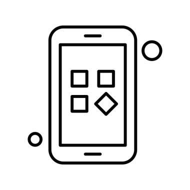 Vektör menüsü Simge illüstrasyonu