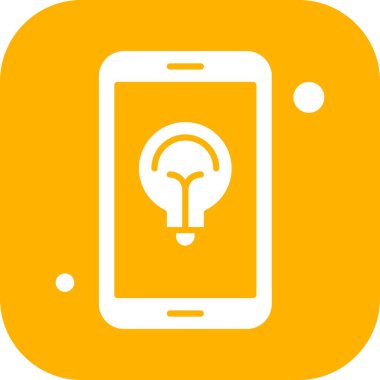  Ampul Simgesi, Vektör illüstrasyonu