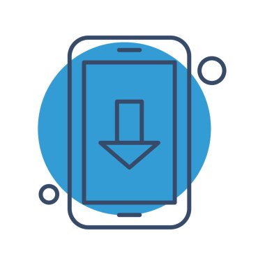 Vektör indirme Simgesi illüstrasyonu