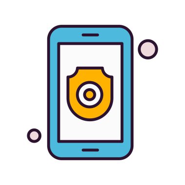 Vektör kalkanı ağ simgesi