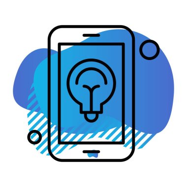 Ampul Simgesi, Vektör illüstrasyonu