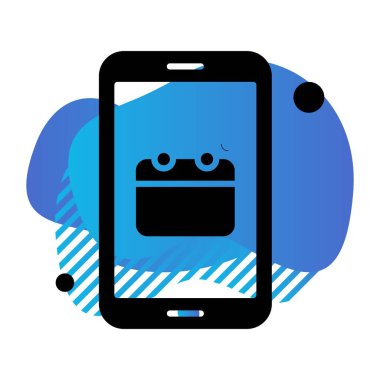 Vektör Takvim Simgesi, illüstrasyon   