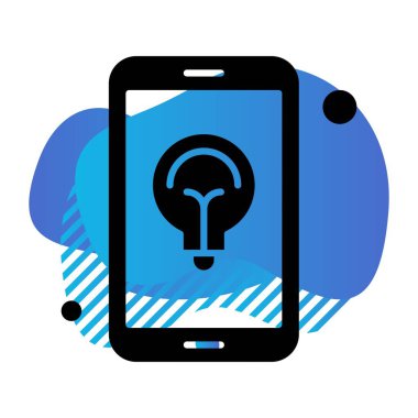  Ampul Simgesi, Vektör illüstrasyonu