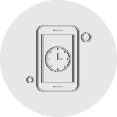 vektör saat resimleme