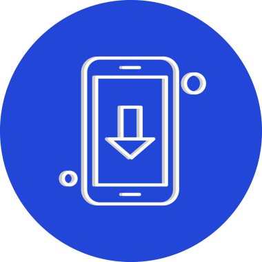Vektör indirme Simgesi illüstrasyonu
