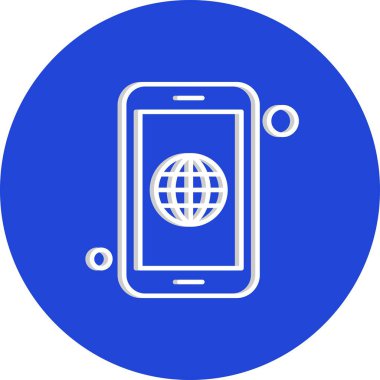  Vektör dünyası Simgesi illüstrasyonu