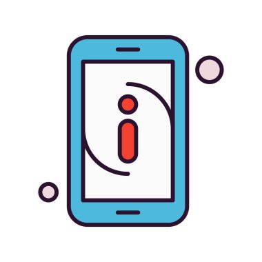 Vektör bilgileri web simgesi