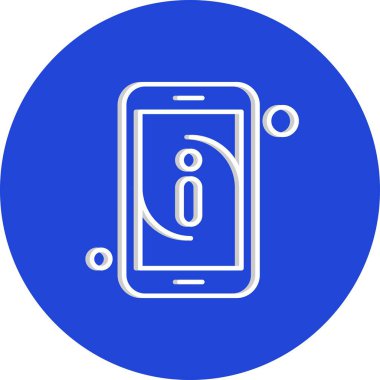 Vektör bilgileri web simgesi