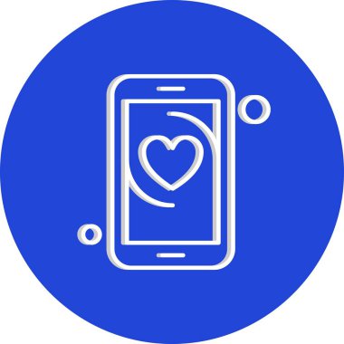 Vektör Kalp Ağı simgesi