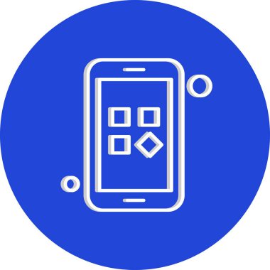 Vektör menüsü Simge illüstrasyonu