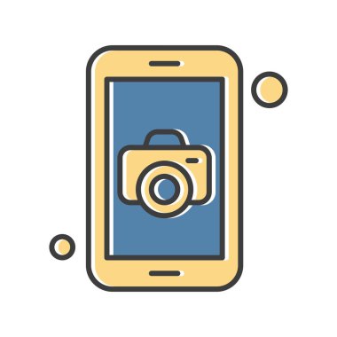 Vektör kamera Simgesi illüstrasyonu