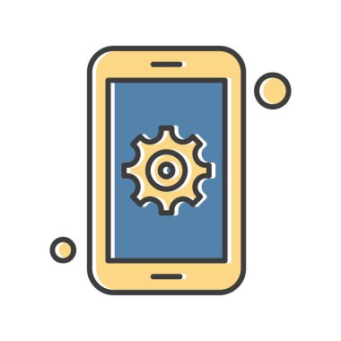 Vektör ayarı Simge illüstrasyonu