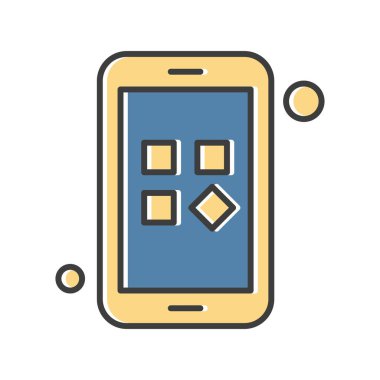 Vektör menüsü Simge illüstrasyonu