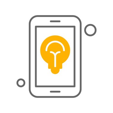  Ampul Simgesi, Vektör illüstrasyonu