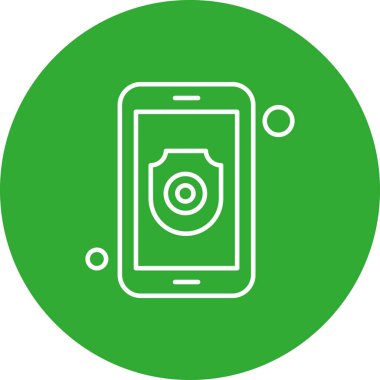 Vektör kalkanı ağ simgesi