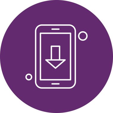 Vektör indirme Simgesi illüstrasyonu