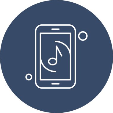  Vektör müzik simgesi illüstrasyonu