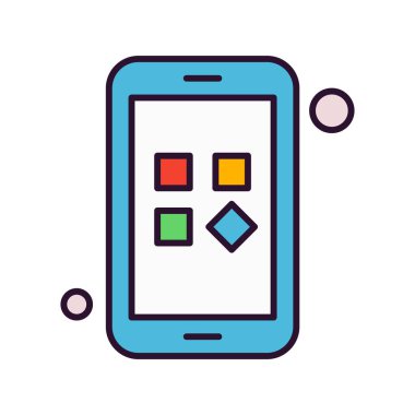 Vektör menüsü Simge illüstrasyonu