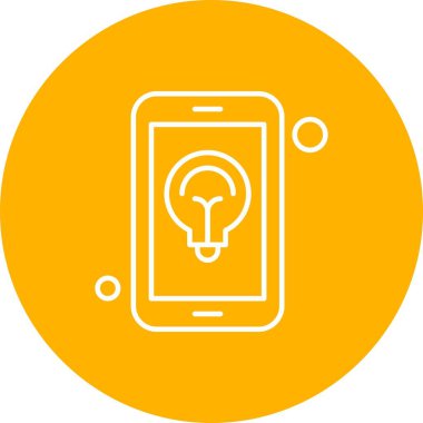  Ampul Simgesi, Vektör illüstrasyonu