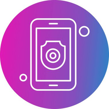 Vektör kalkanı ağ simgesi