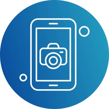 kamera simgesi vektör illüstrasyonu