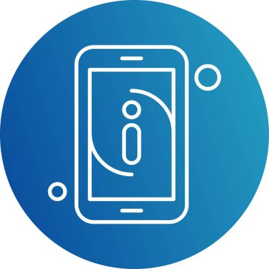 Vektör bilgileri web simgesi