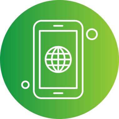  Vektör mobil uygulama simgesi, vektör illüstrasyonu