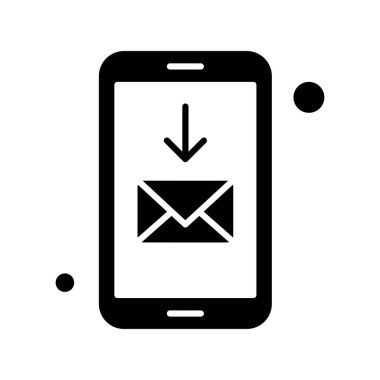  ileti simgesi, vektör illüstrasyonu