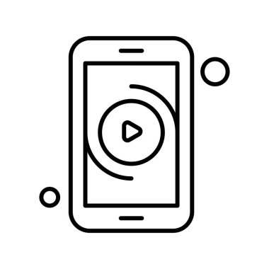  Vektör mobil uygulama simgesi, vektör illüstrasyonu