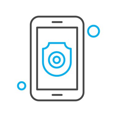 Vektör kalkanı ağ simgesi