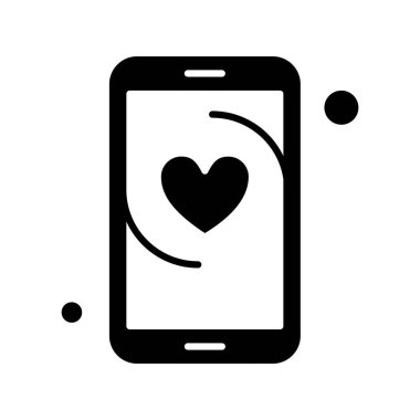 Vektör Kalp Ağı simgesi 