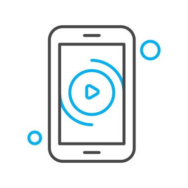  Vektör mobil uygulama simgesi, vektör illüstrasyonu