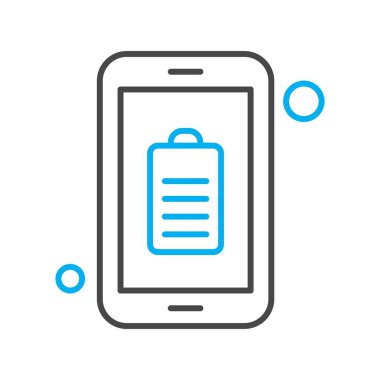 Belgenin vektör illüstrasyonu, basit simge tasarımı