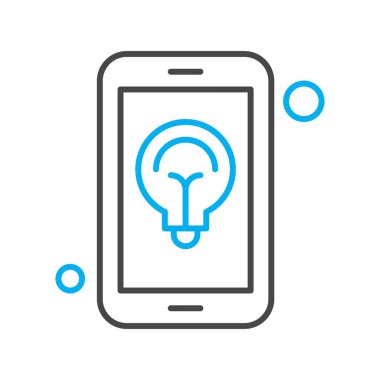  Ampul Simgesi, Vektör illüstrasyonu