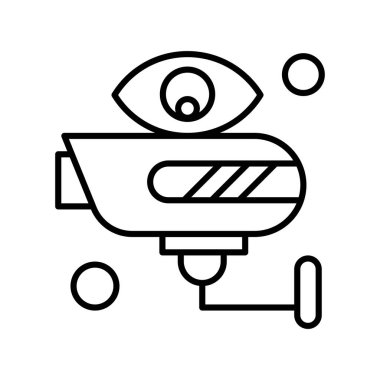  Kamera Simgesi, Vektör illüstrasyonu