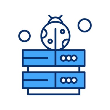 Vektör hacker Simgesi, vektör illüstrasyonu