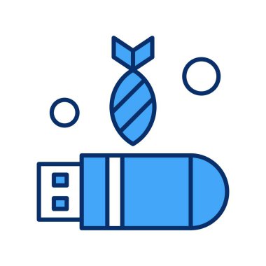   usb Simgesi, Vektör illüstrasyonu