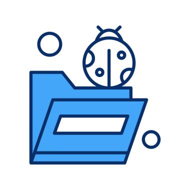 Vektör hacker Simgesi, vektör illüstrasyonu