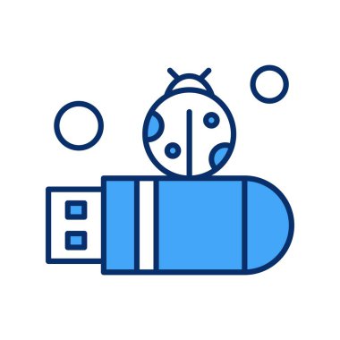   usb Simgesi, Vektör illüstrasyonu