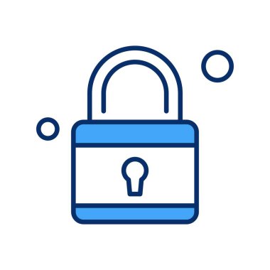 Vektör Kilit Simgesi, güvenlik kavramı