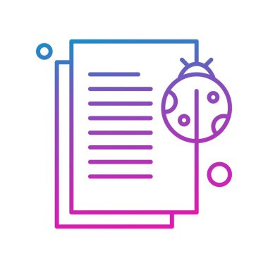 Vektör hacker Simgesi, vektör illüstrasyonu