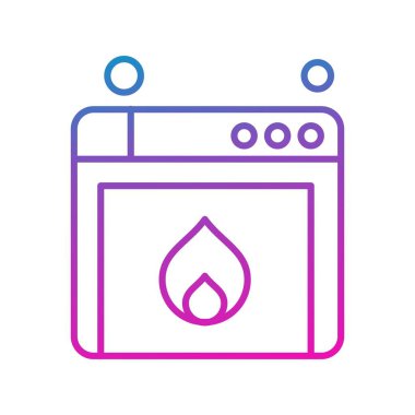 Vektör hacker Simgesi, vektör illüstrasyonu