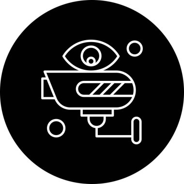  Kamera Simgesi, Vektör illüstrasyonu