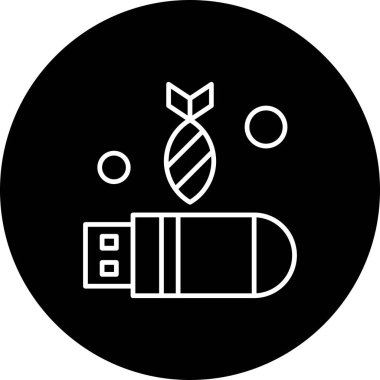   usb Simgesi, Vektör illüstrasyonu