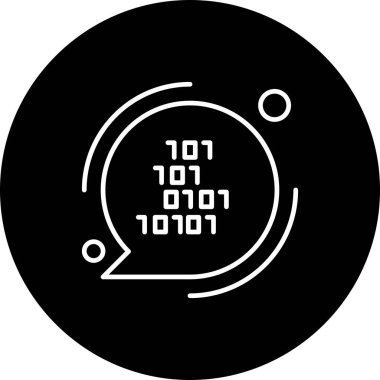 Vektör hacker Simgesi, vektör illüstrasyonu