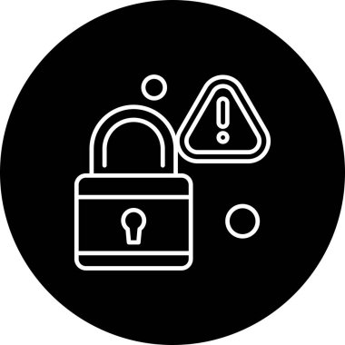 Vektör Kilit Simgesi, güvenlik kavramı