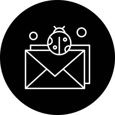  ileti simgesi, vektör illüstrasyonu